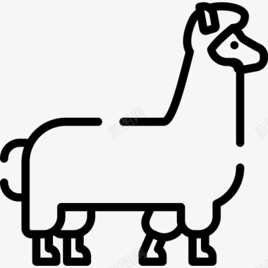 羊驼动物28直系图标图标