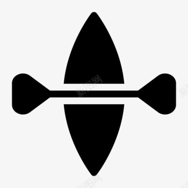 皮艇船游戏图标图标