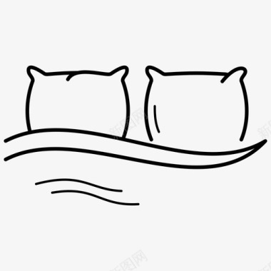 床被褥床架图标图标