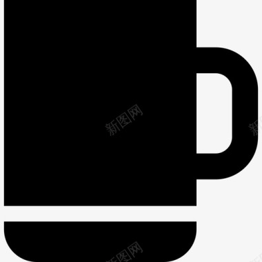 咖啡杯印刷品6装满图标图标