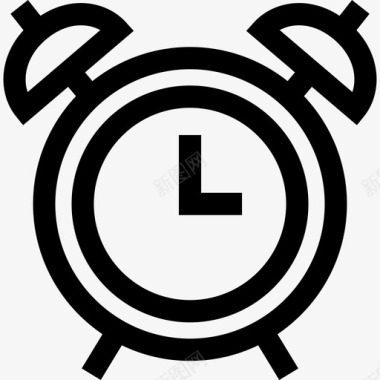 时钟复古电子2线性图标图标