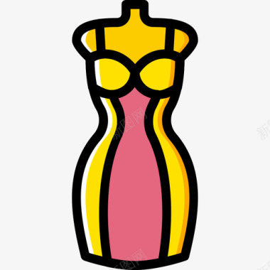 春秋女装连衣裙女装3黄色图标图标