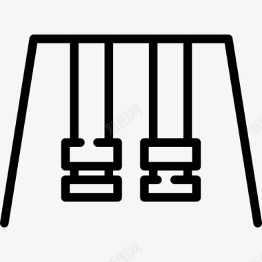 秋千动物园3直线型图标图标