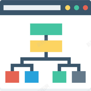 网页图标矢量浏览器网页开发用户界面2平面图标图标