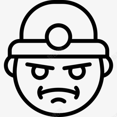 QQ表情图标Miner表情8直系图标图标