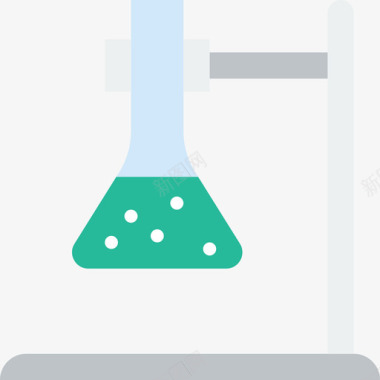 nema23烧瓶科学23号扁平图标图标