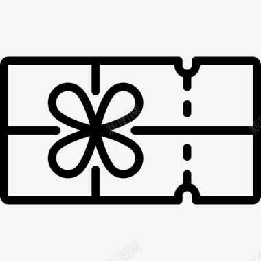 代金券电子商务20直线图标图标