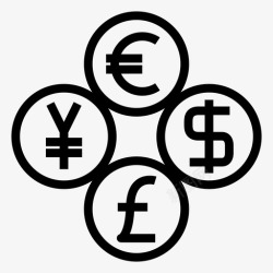 货币汇率货币汇率货币兑换器图标高清图片