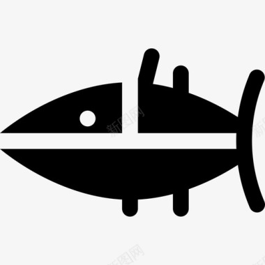 金枪鱼海洋生物10装满图标图标