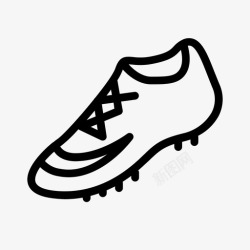 足球运动足球鞋足球鞋足球运动图标高清图片