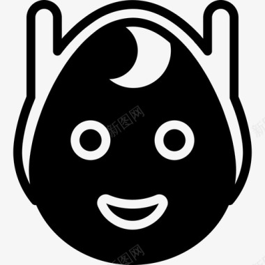 QQ表情图标微笑表情7充满图标图标