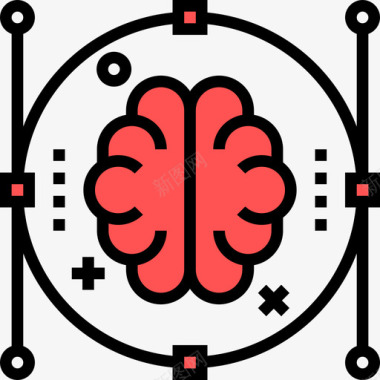 头脑风暴创作过程19线条色彩图标图标