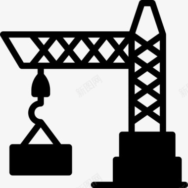 方块7起重机工业7填料图标图标