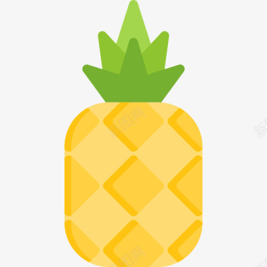 菠萝特写菠萝暑假6平淡图标图标