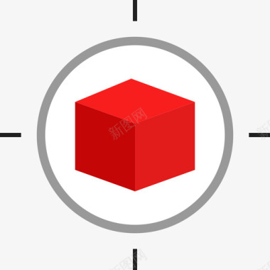 立方体创意工艺11平面图标图标