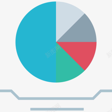 平面图矢量分析图表和图表6平面图图标图标