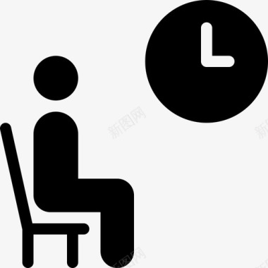 候车候车室象形图2已满图标图标