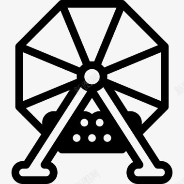 彩票游戏5直线图标图标