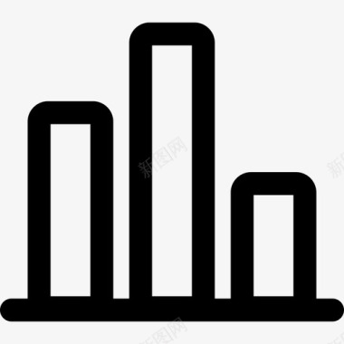 条形图数字营销39线性图标图标