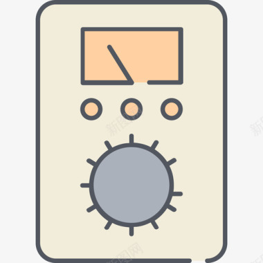 电流表能量7颜色图标图标