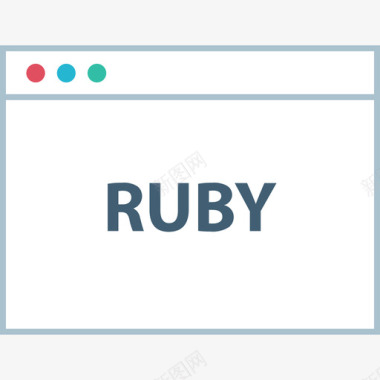 平面瓶子Ruby网页29平面图标图标