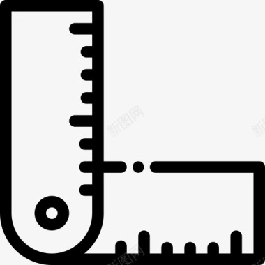 直线直尺工具21直线图标图标