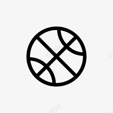 球篮球球体图标图标