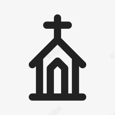 教会国家信仰图标图标