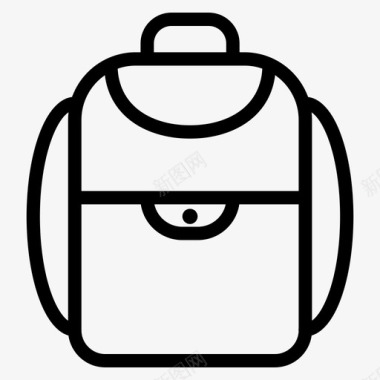 书包背包学生包图标图标