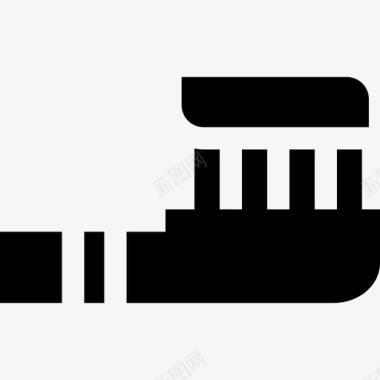 功效型牙刷牙科护理2填充型图标图标