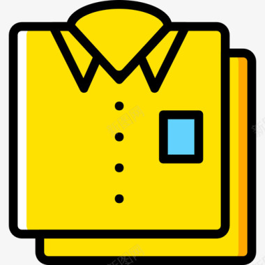 衬衫男装4黄色图标图标