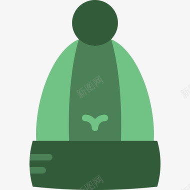 冬季帽男式配件扁平图标图标