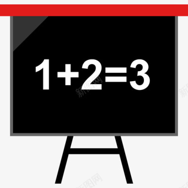 立秋边框数学教育30边框颜色图标图标