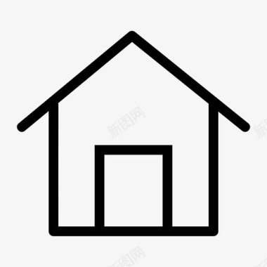 房子建筑房产图标图标