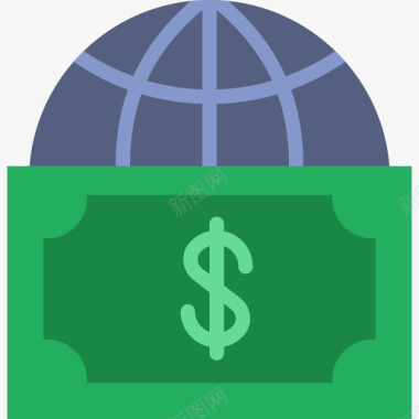 加密货币货币市场营销5持平图标图标