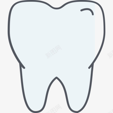 牙齿药物4颜色图标图标
