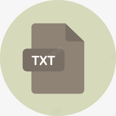 圆形时间轴Txt文件类型2圆形平面图标图标