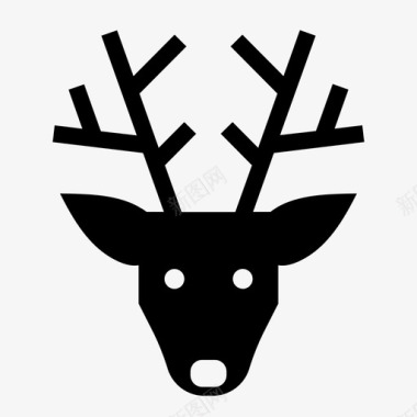 鹿鹿圣诞节假日图标图标