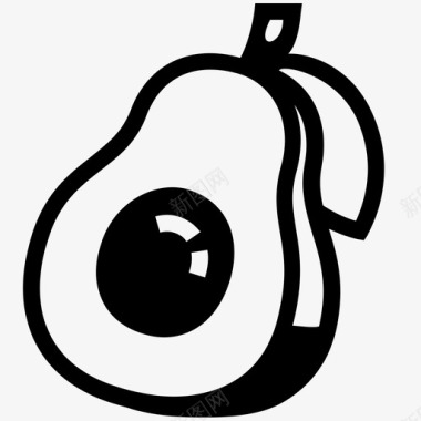 瓜果鳄梨阿瓜果鳄梨图标图标