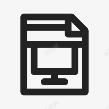 ppt文档文件类型图标图标