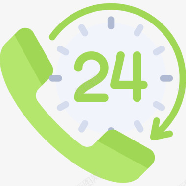 24小时电子商务21小时持平图标图标