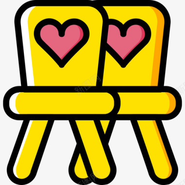 对椅婴儿椅婴儿14黄色图标图标