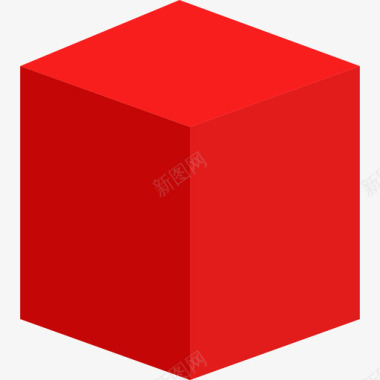 立方体创意流程v3平面图标图标
