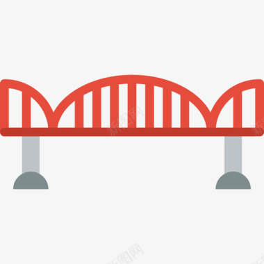 图片的景观桥城市景观平坦图标图标