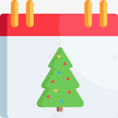 圣诞节庆祝活动4平淡图标图标
