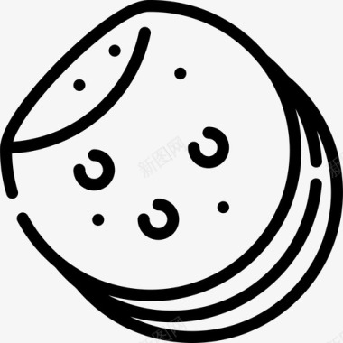 墨西哥玉米饼3直纹图标图标