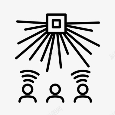 数字气球安卓人工智能大脑图标图标