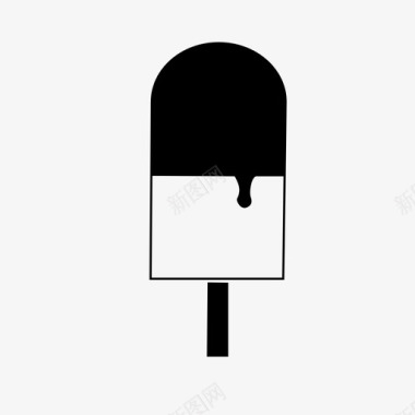酸奶冰激凌冰棒请客甜食图标图标