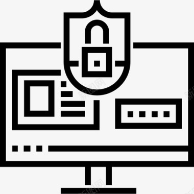 安全安全商务20直系图标图标