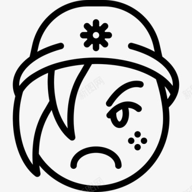 QQ表情图标愤怒表情8直率图标图标